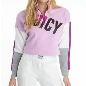 Juicy Couture colorblock half zip pullover jacket Small